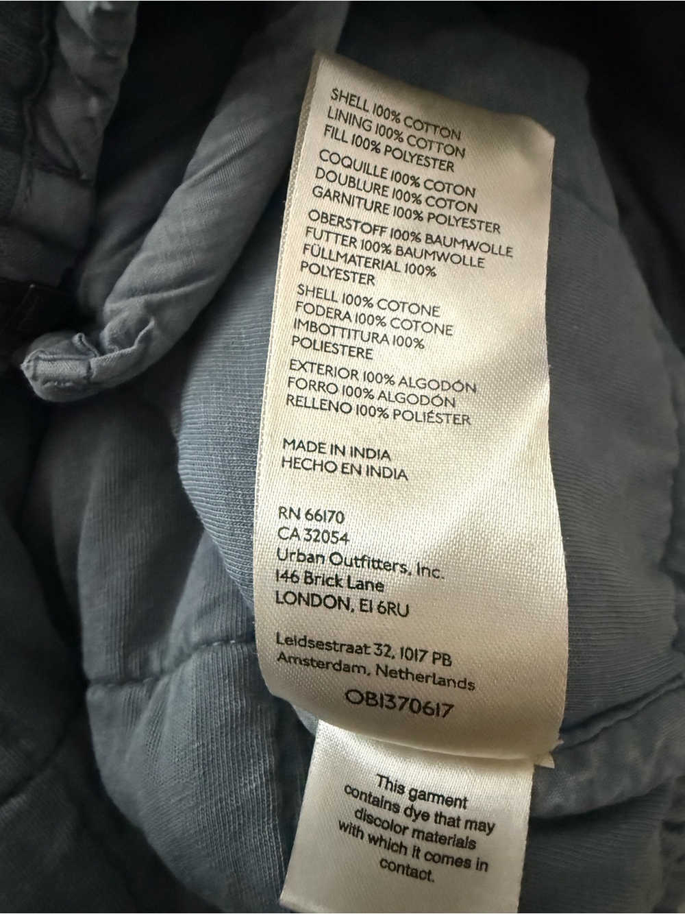 FREE PEOPLE Dolman Quilted Jacket in Silver Lining Size Small - Picture 10 of 10